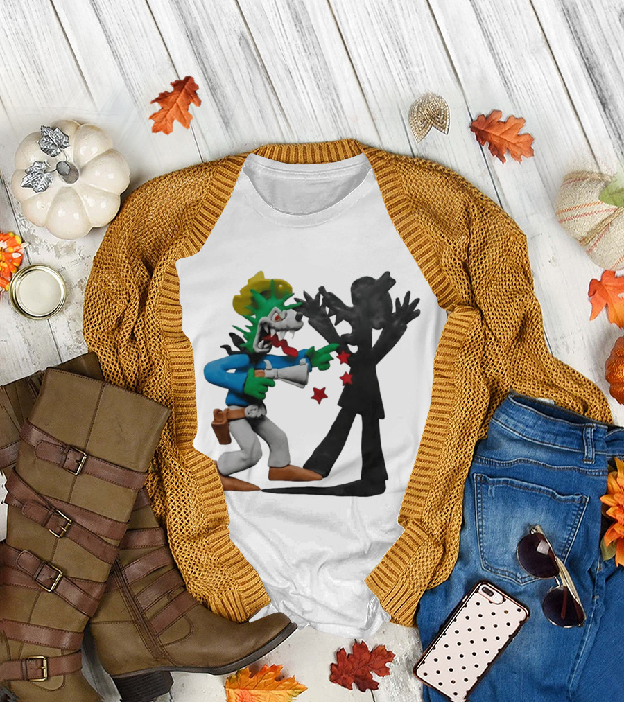 Wild Grrl MTV Celebrity Deathmatch Cartoon Style Claymation Scene T-Shirt