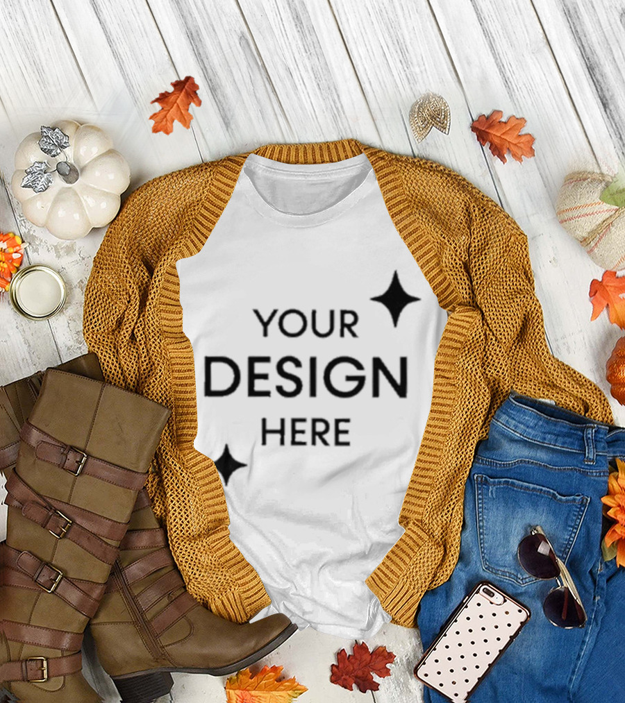 Your Design Here Custom Blank Template T-Shirt