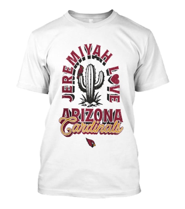 Jeremiah Love Arizona Cardinals Cactus NFL T-Shirt