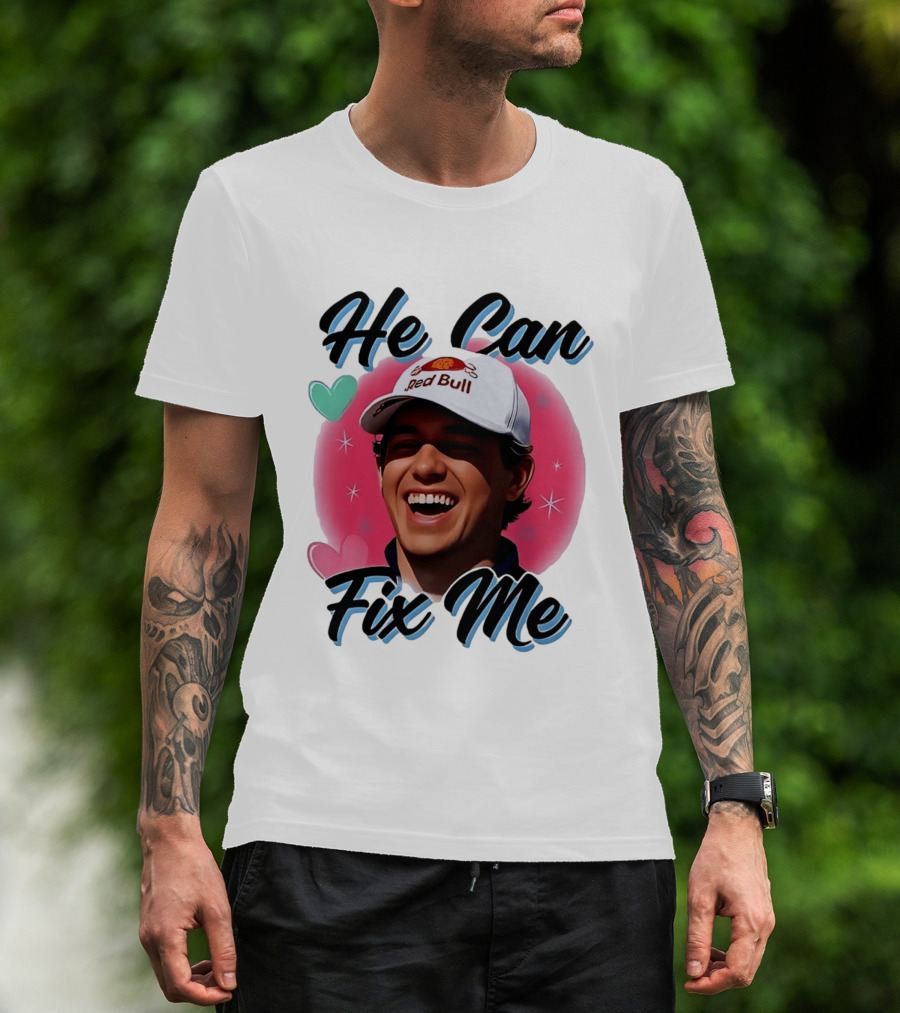 He Can Fix Me Jett Lawrence Red Bull Cap T-Shirt