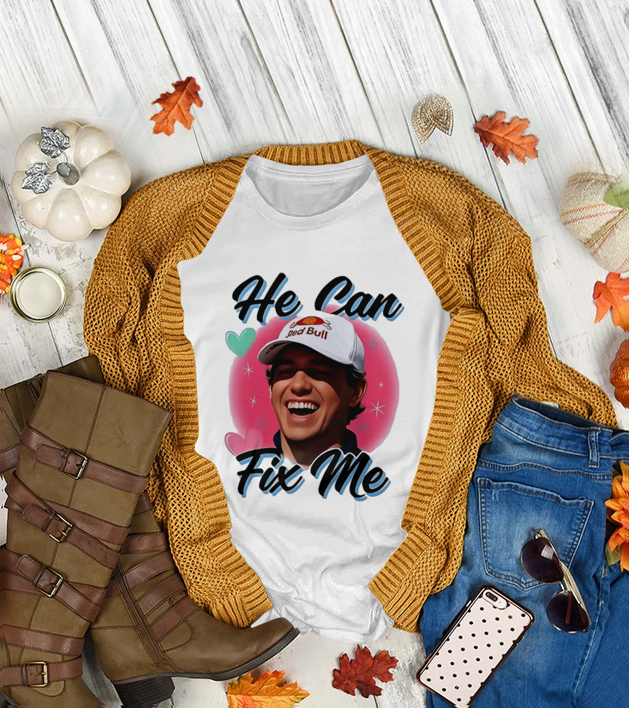 He Can Fix Me Jett Lawrence Red Bull Cap T-Shirt