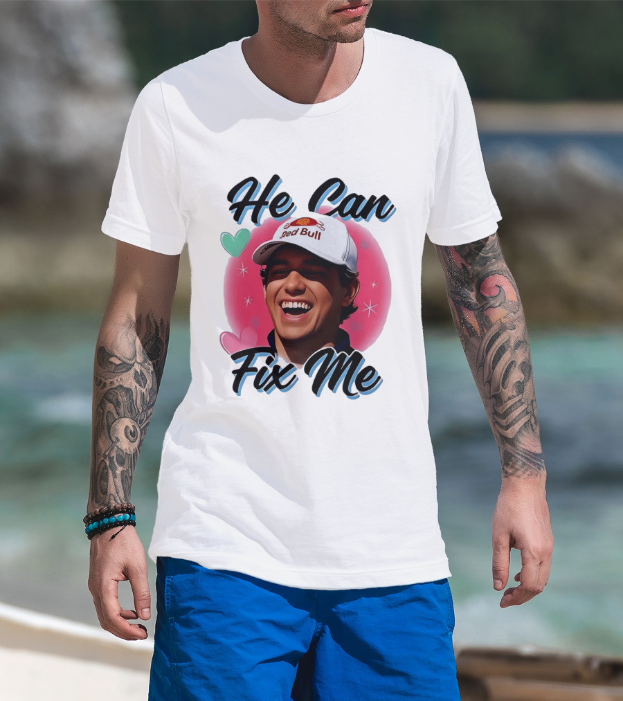 He Can Fix Me Jett Lawrence Red Bull Cap T-Shirt