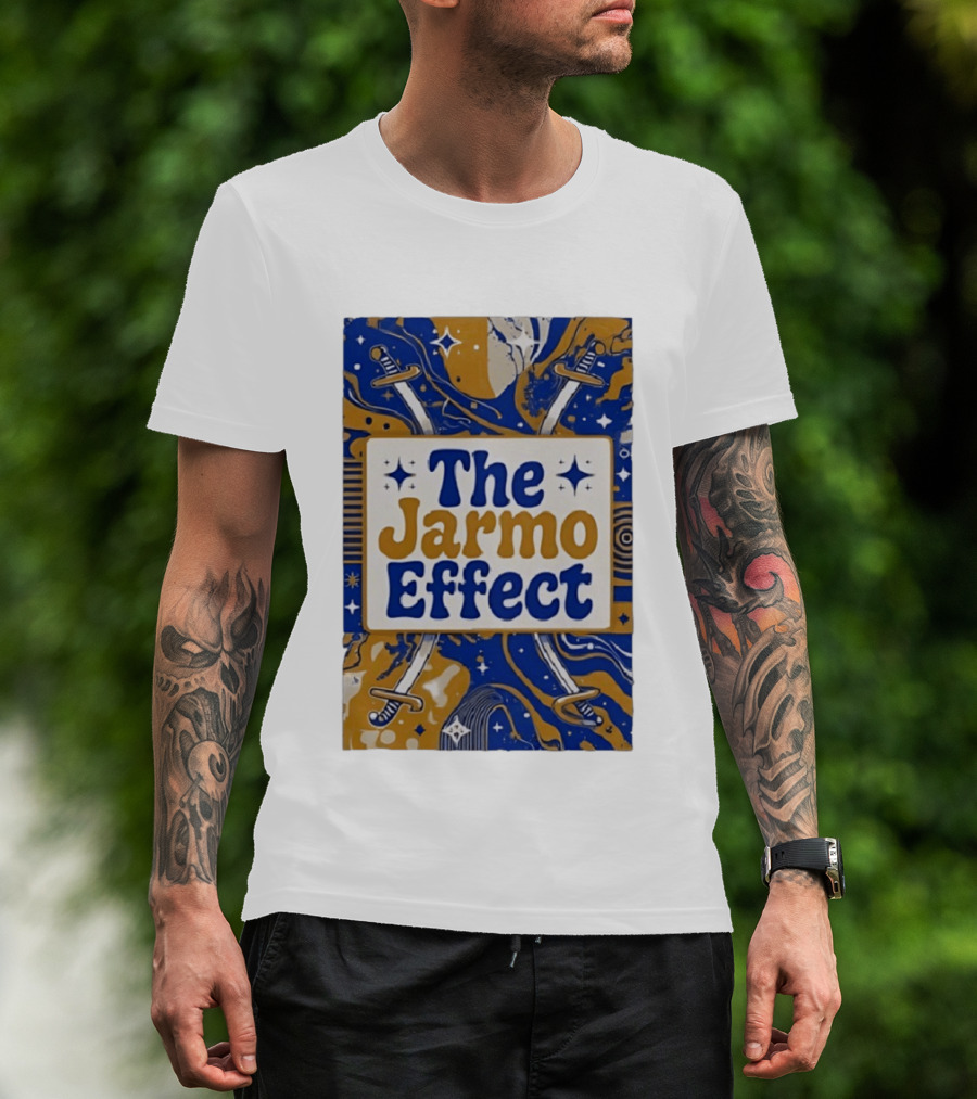 The Jarmo Effect Sword Star Moon Fantasy Swords Stars Moons T-Shirt