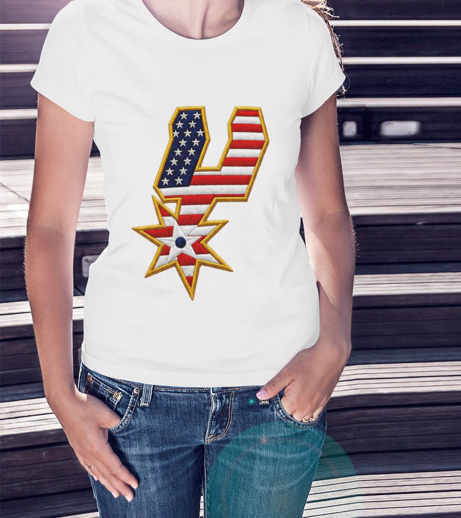 America 250th Anniversary Spurs Stars And Stripes T-Shirt