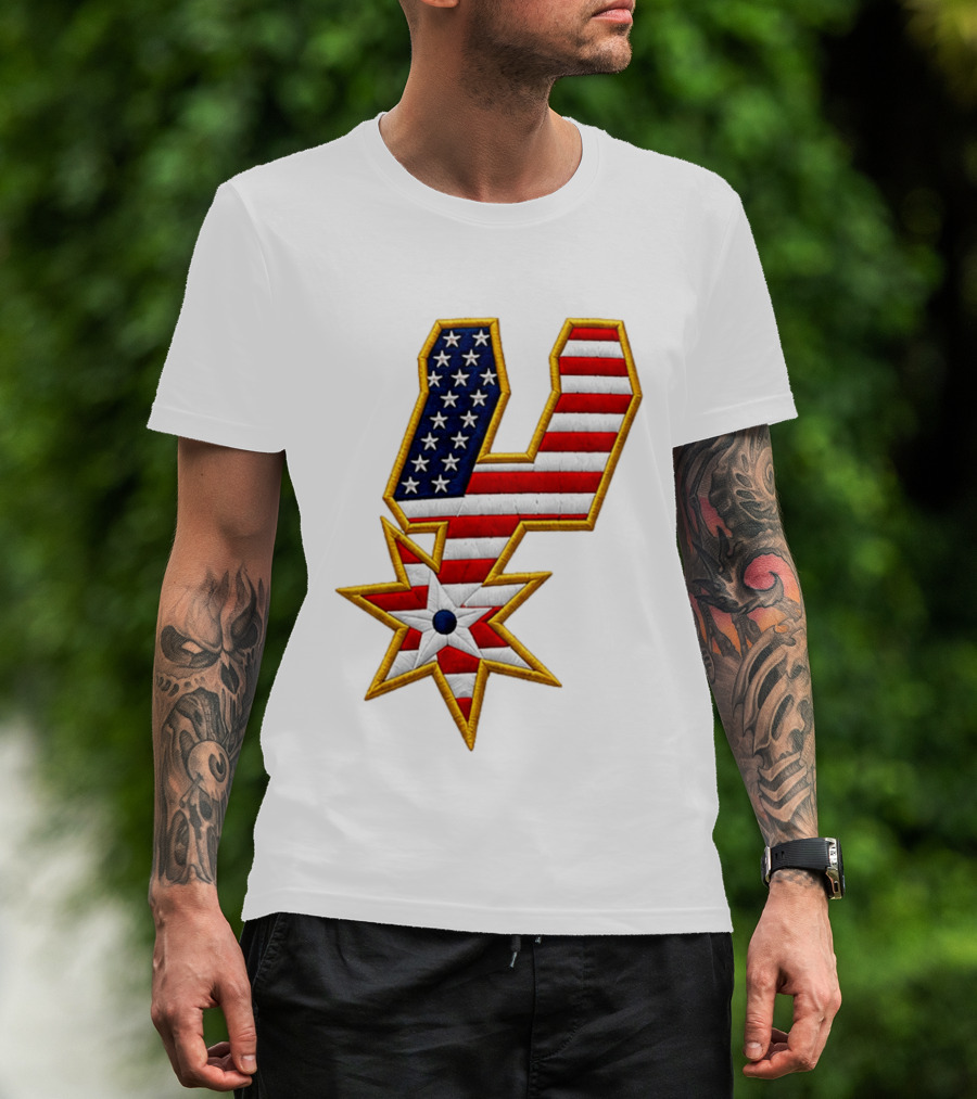 America 250th Anniversary Spurs Stars And Stripes T-Shirt