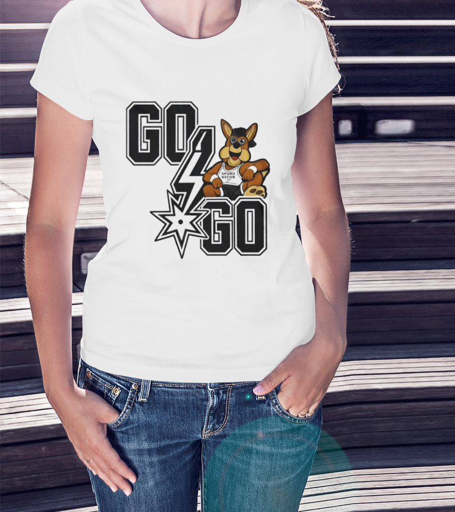 San Antonio Spurs NBA Go Go Spurs Nation Coyote T-Shirt