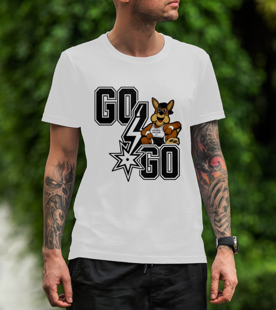 San Antonio Spurs NBA Go Go Spurs Nation Coyote T-Shirt