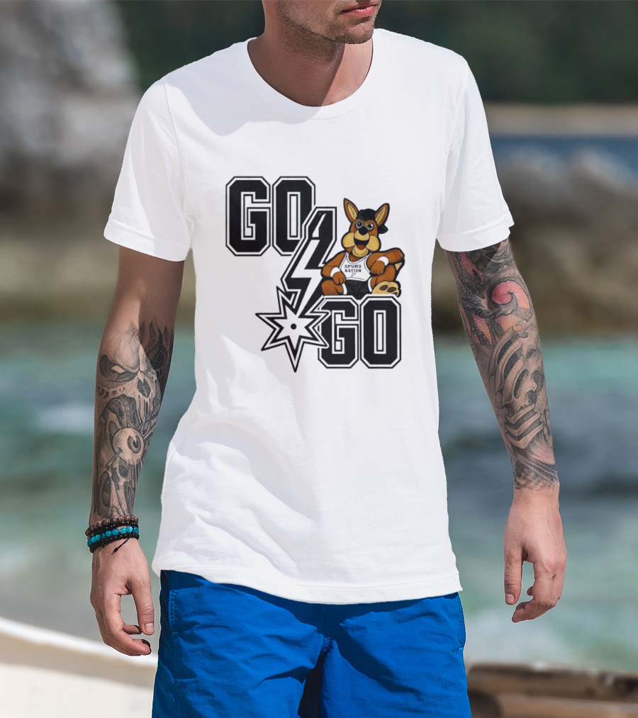 San Antonio Spurs NBA Go Go Spurs Nation Coyote T-Shirt