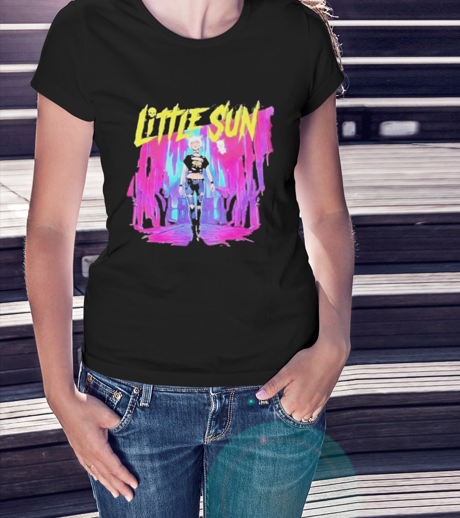 Cyberpunk 2077 Little Sun Neon Street T-Shirt
