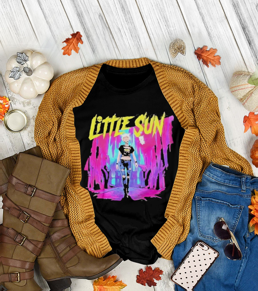 Cyberpunk 2077 Little Sun Neon Street T-Shirt