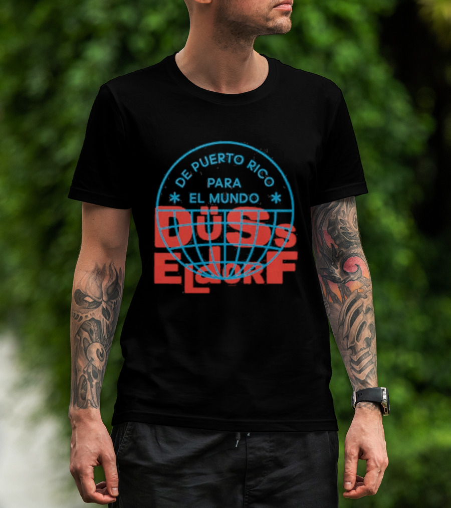 De Puerto Rico Para El Mundo Bad Bunny Dusseldorf T-Shirt