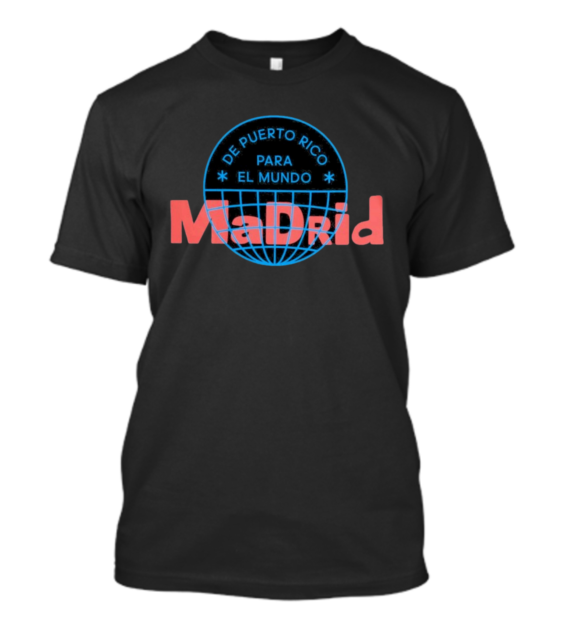 De Puerto Rico Para El Mundo Madrid T-Shirt