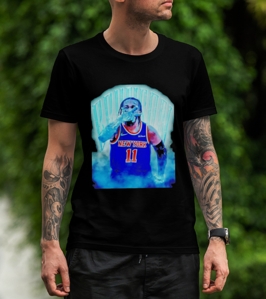 New York Ice Man Brunson 11 Jersey Knicks T-Shirt