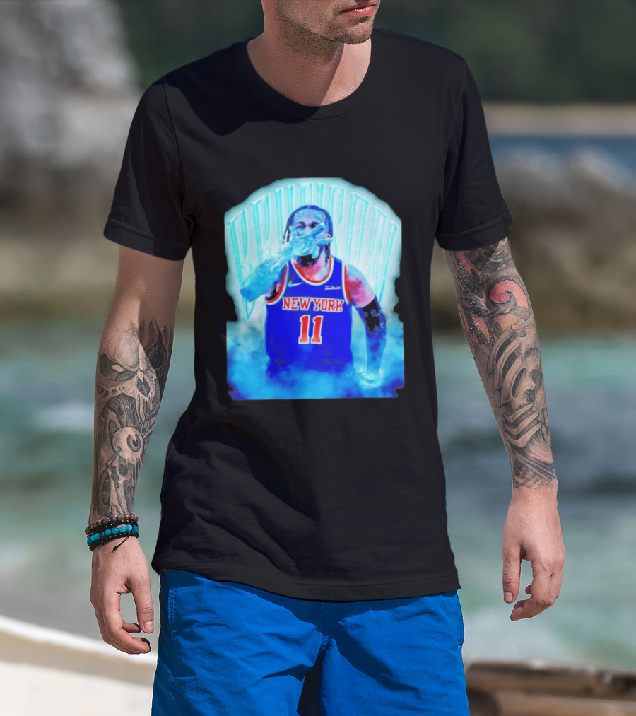 New York Ice Man Brunson 11 Jersey Knicks T-Shirt