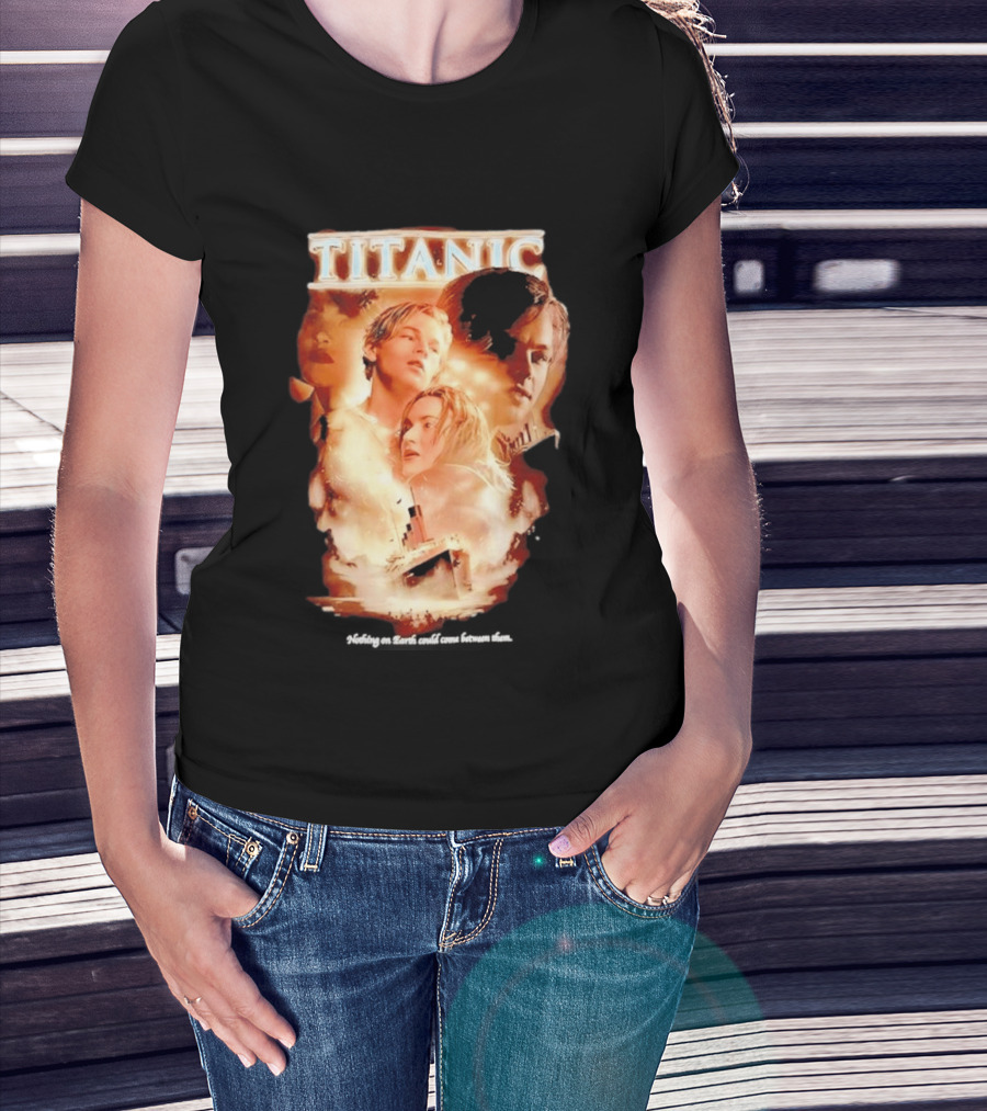 Titanic Jack Dawson Rose Dewitt Bukater Iconic Movie Romance T-Shirt