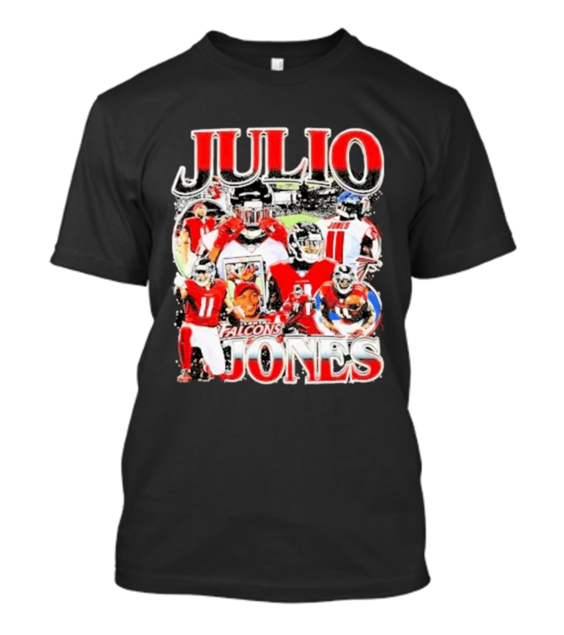 Julio Jones Iconic Atlanta Falcons Football Moments T-Shirt