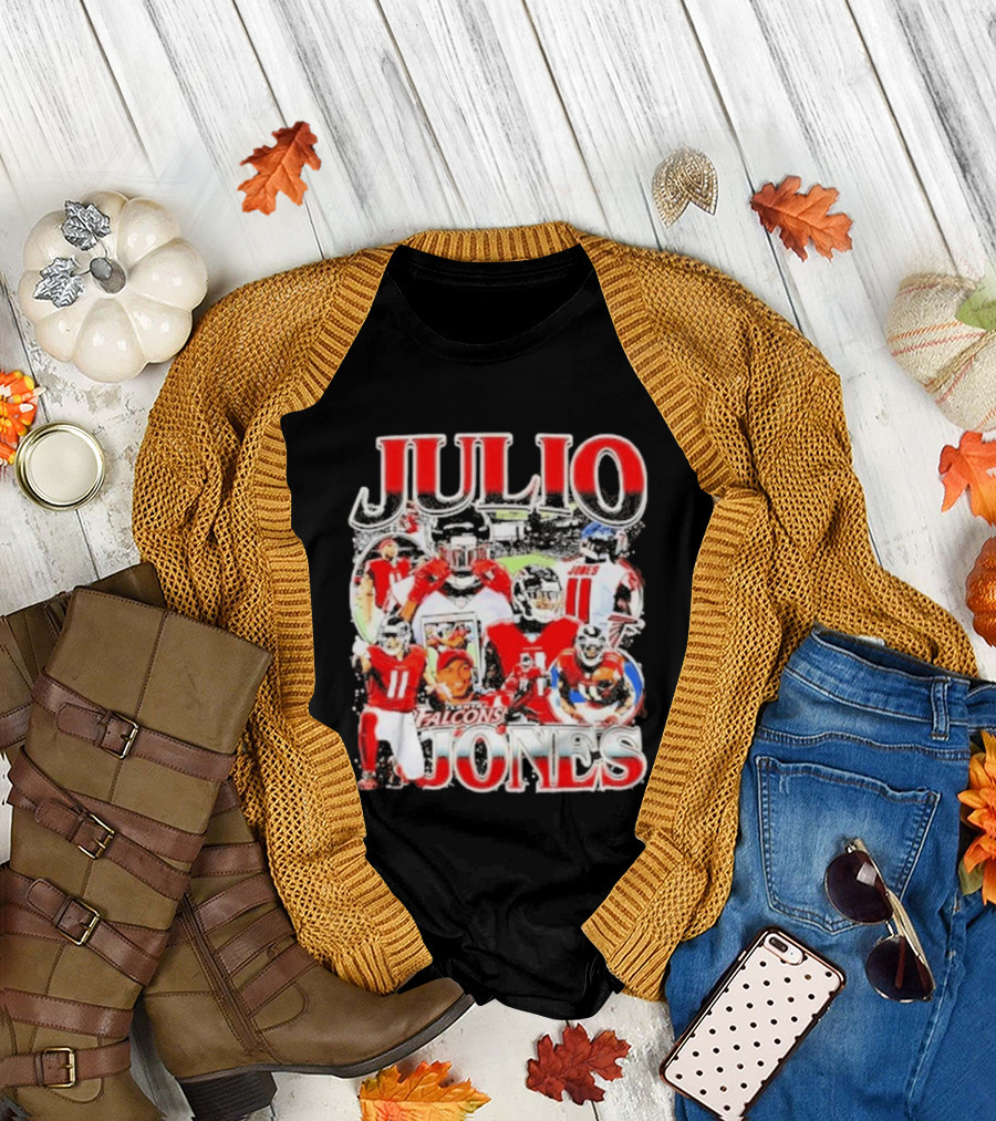 Julio Jones Iconic Atlanta Falcons Football Moments T-Shirt