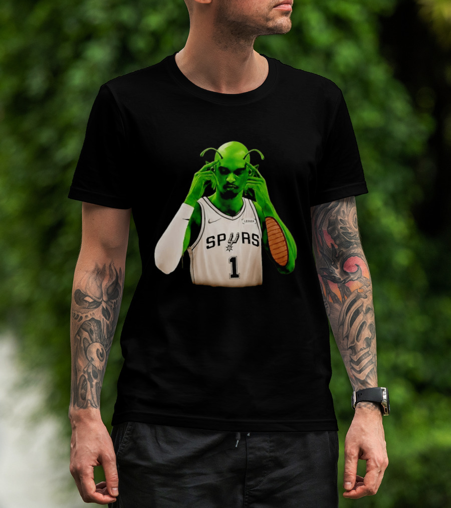 Keldon Johnson Piccolo Crossover San Antonio Spurs NBA 1 Ledger T-Shirt