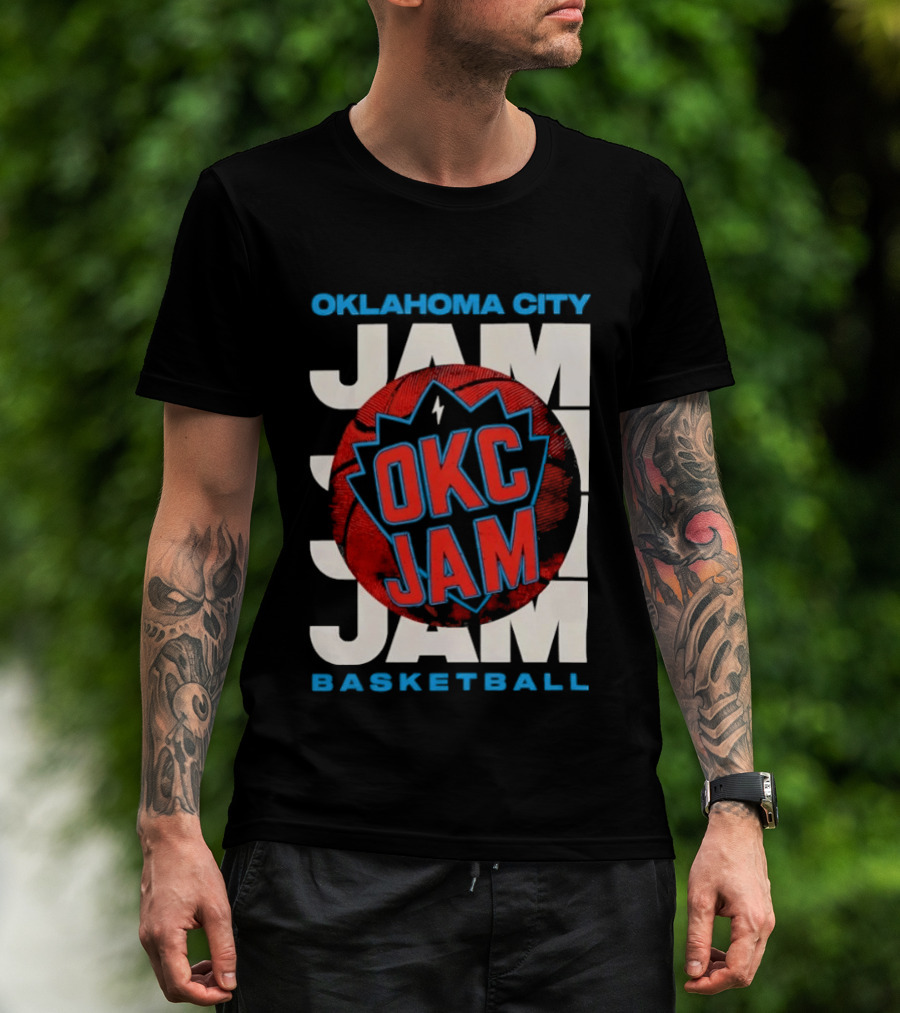 OKC Jam Oklahoma City Basketball Jam Jam Jam T-Shirt