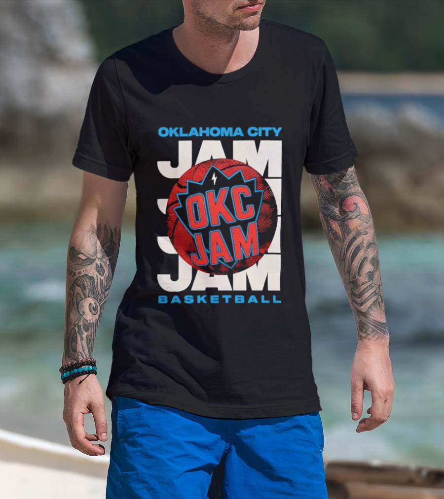 OKC Jam Oklahoma City Basketball Jam Jam Jam T-Shirt