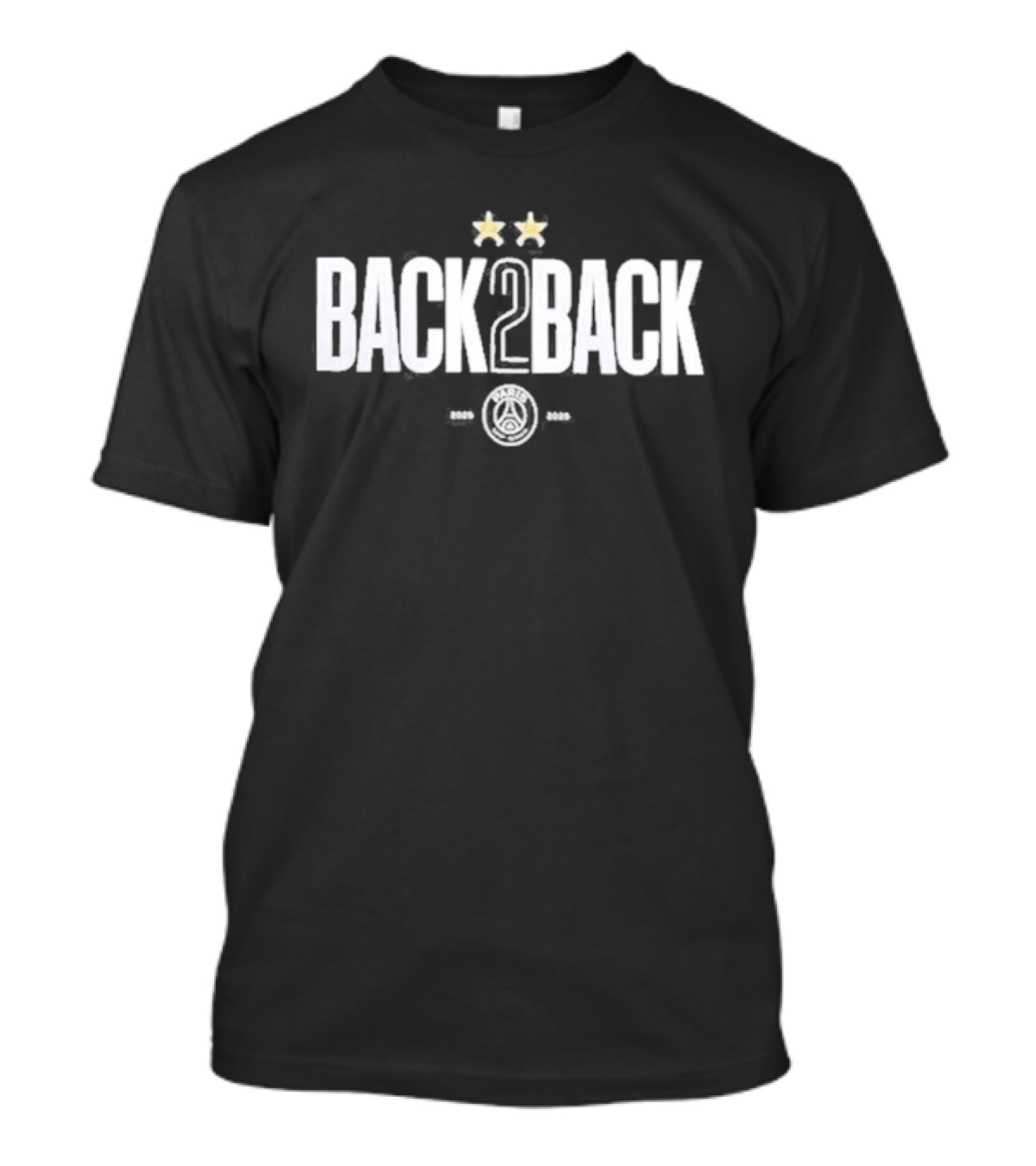 Paris Saint Germain Back 2 Back 2023 Stars T-Shirt