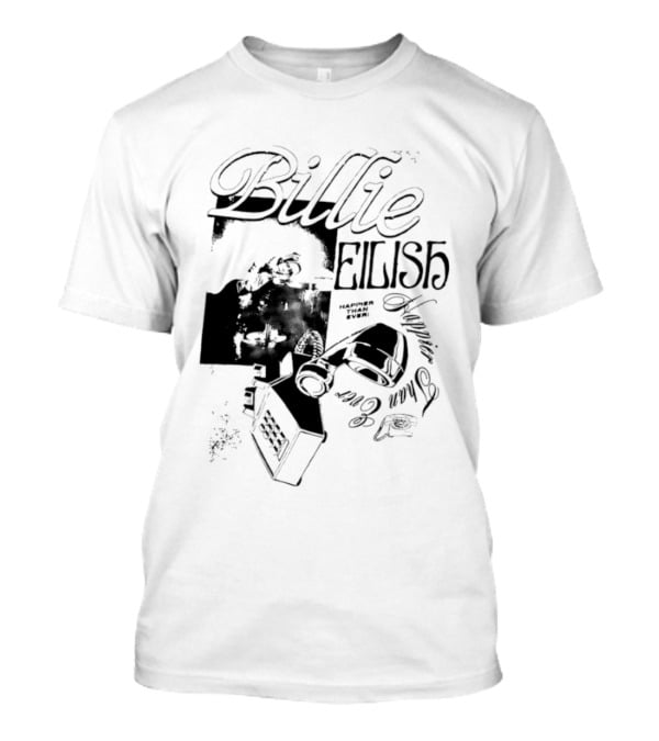 Billie Eilish Happier Than Ever Album T-Shirt