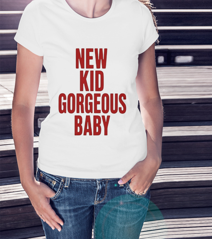 New Kid Gorgeous Baby John Mulaney Red T-Shirt