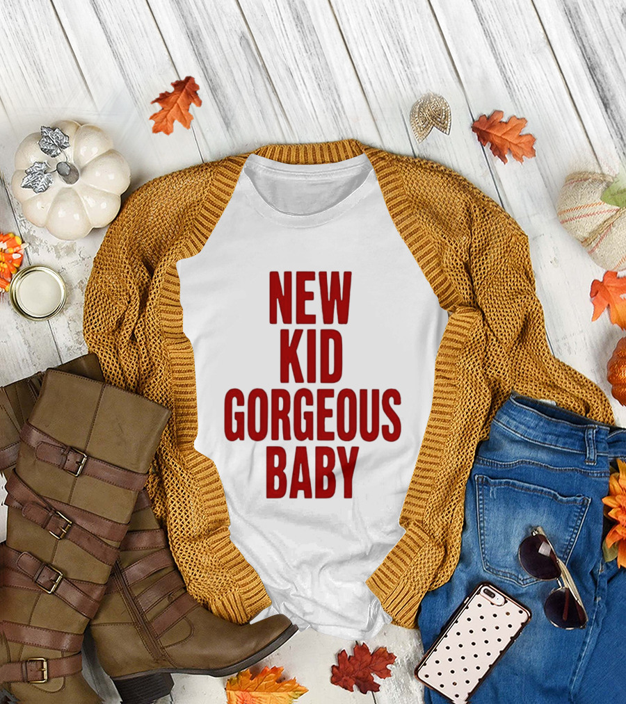 New Kid Gorgeous Baby John Mulaney Red T-Shirt
