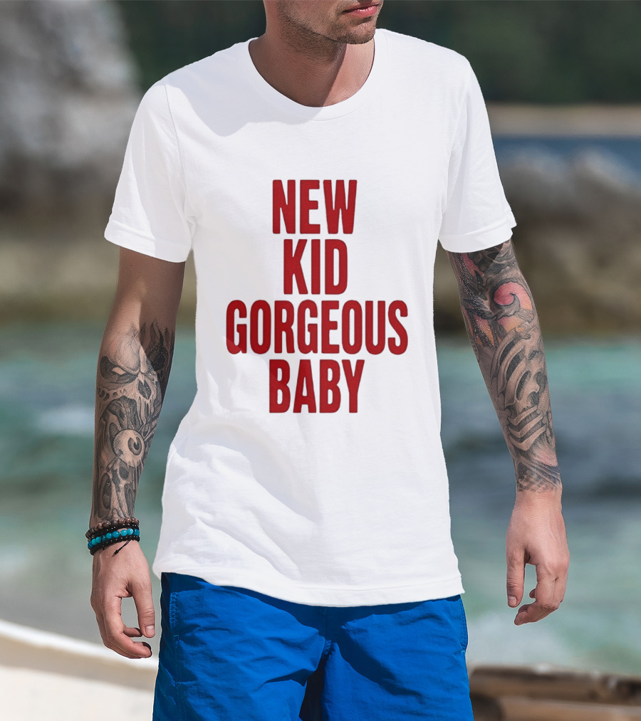 New Kid Gorgeous Baby John Mulaney Red T-Shirt