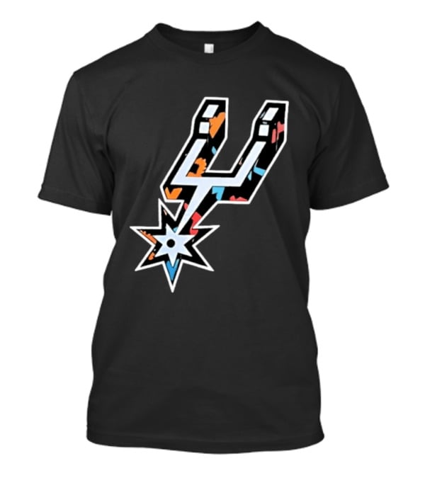 San Antonio Spurs Fiesta Colors NBA T-Shirt