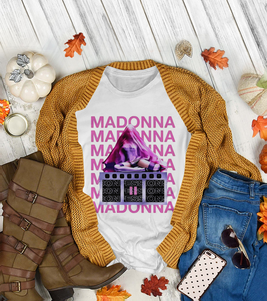 Madonna Confessions II Pink Veil Performance T-Shirt
