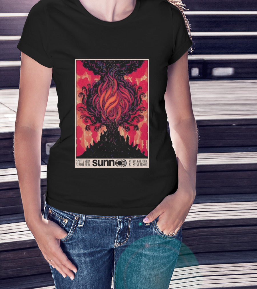 Sunn O Spot X Vera June 21 2026 Groningen NL Natasa Grujovic Steve Moore T-Shirt