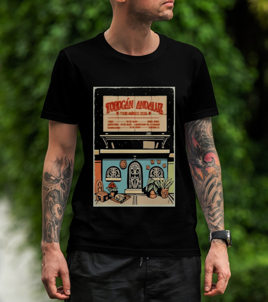Tobogán Andaluz Tour México 2026 Mexico City Querétaro Guadalajara Concert T-Shirt