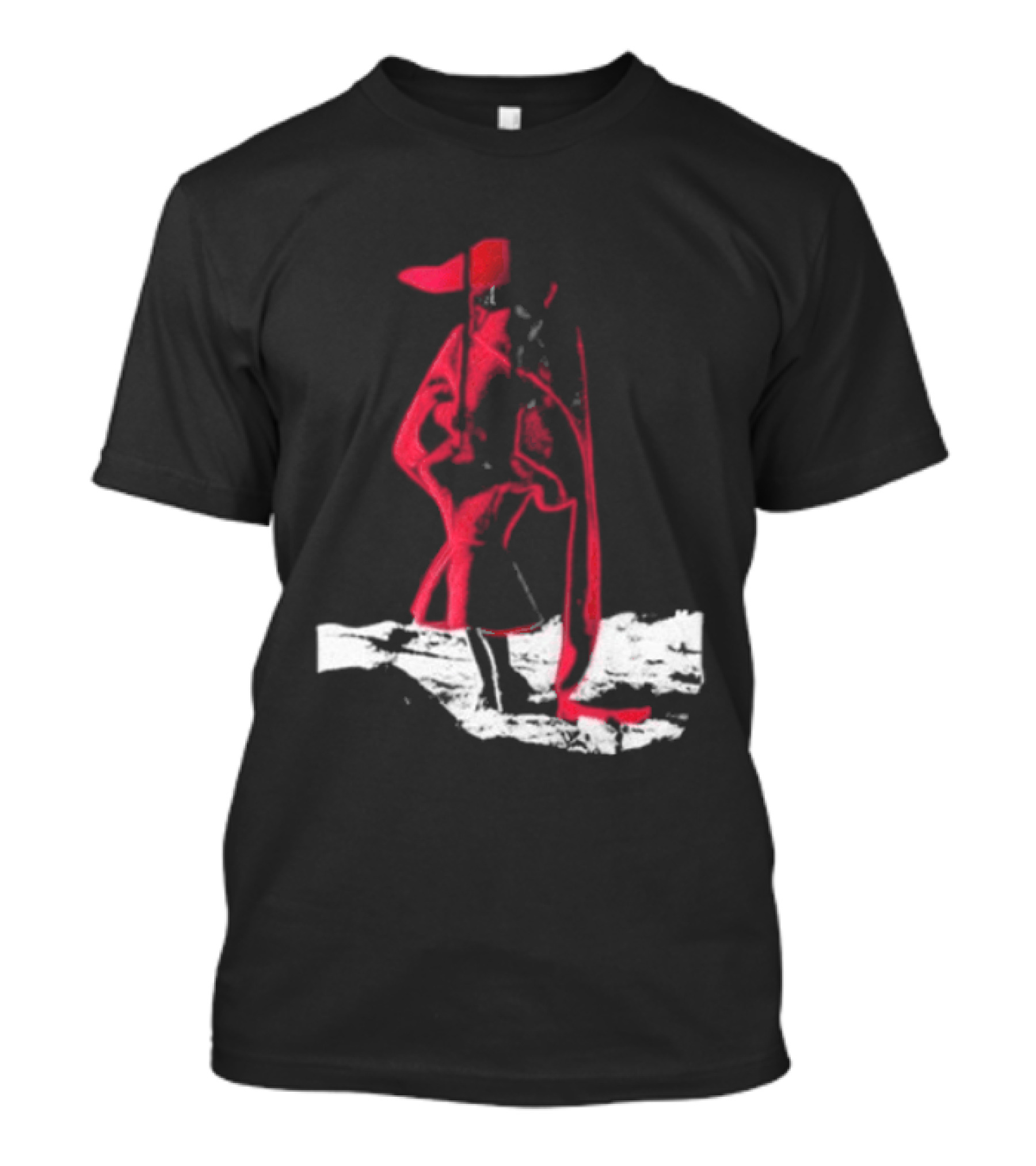 Adelaxo Adela Abstract Red Figure T-Shirt