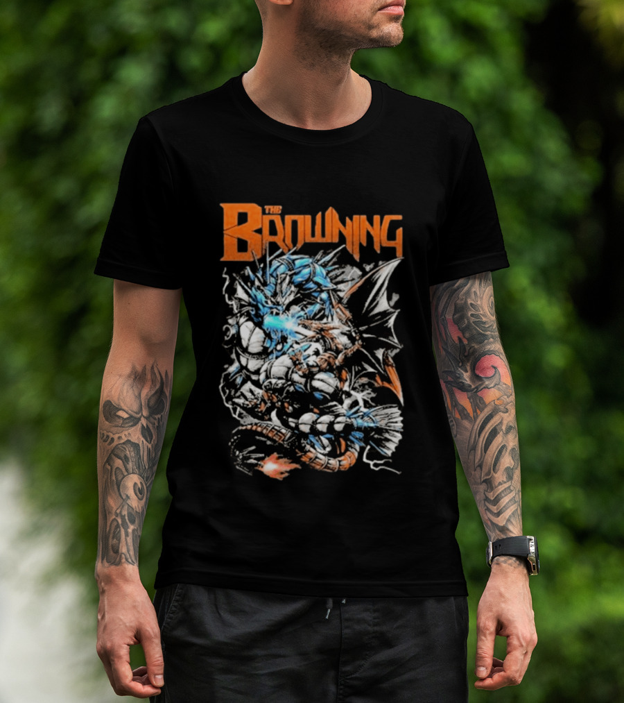 The Browning Fixt Charizard Battle T-Shirt