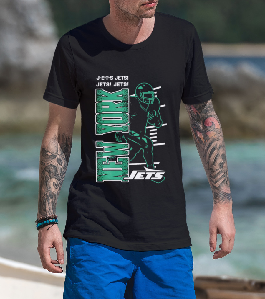 New York Jets Jets Football Player T-Shirt