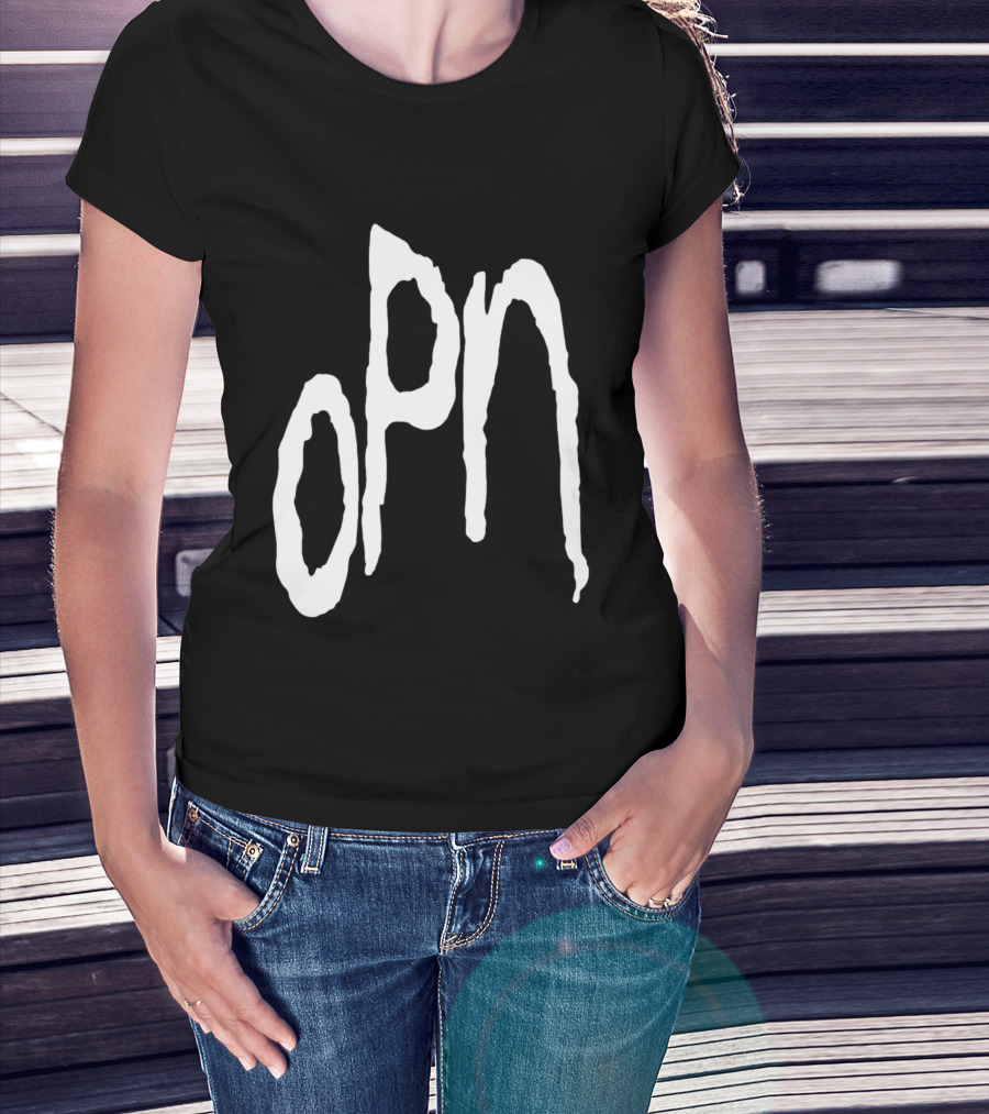 Oneohtrix Point Never OPN Stylized Text Hipster Band T-Shirt