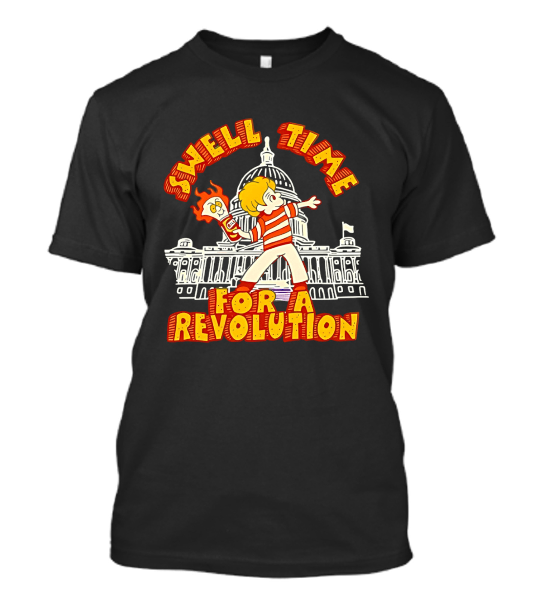 Swell Time For A Revolution Schoolhouse Rock Capitol Dome T-Shirt