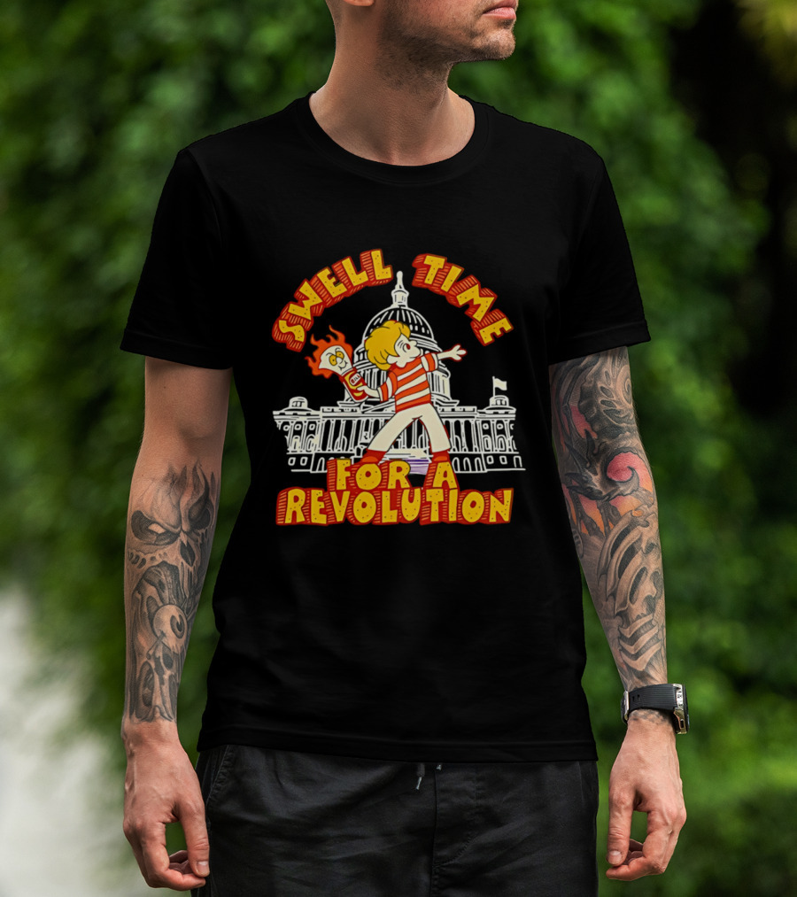 Swell Time For A Revolution Schoolhouse Rock Capitol Dome T-Shirt