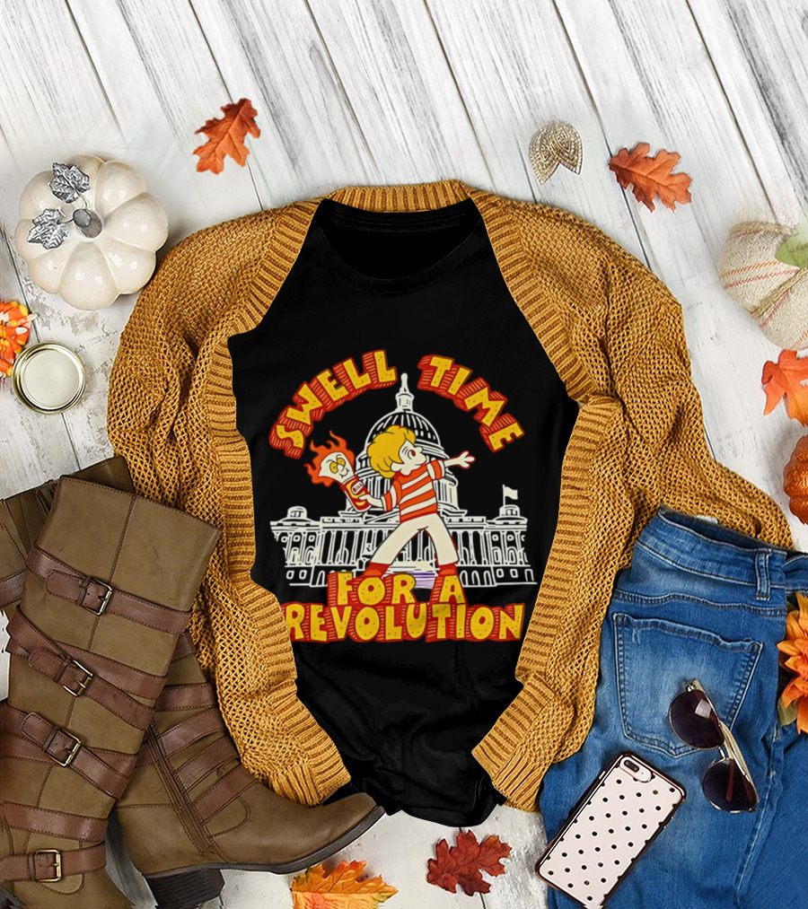 Swell Time For A Revolution Schoolhouse Rock Capitol Dome T-Shirt