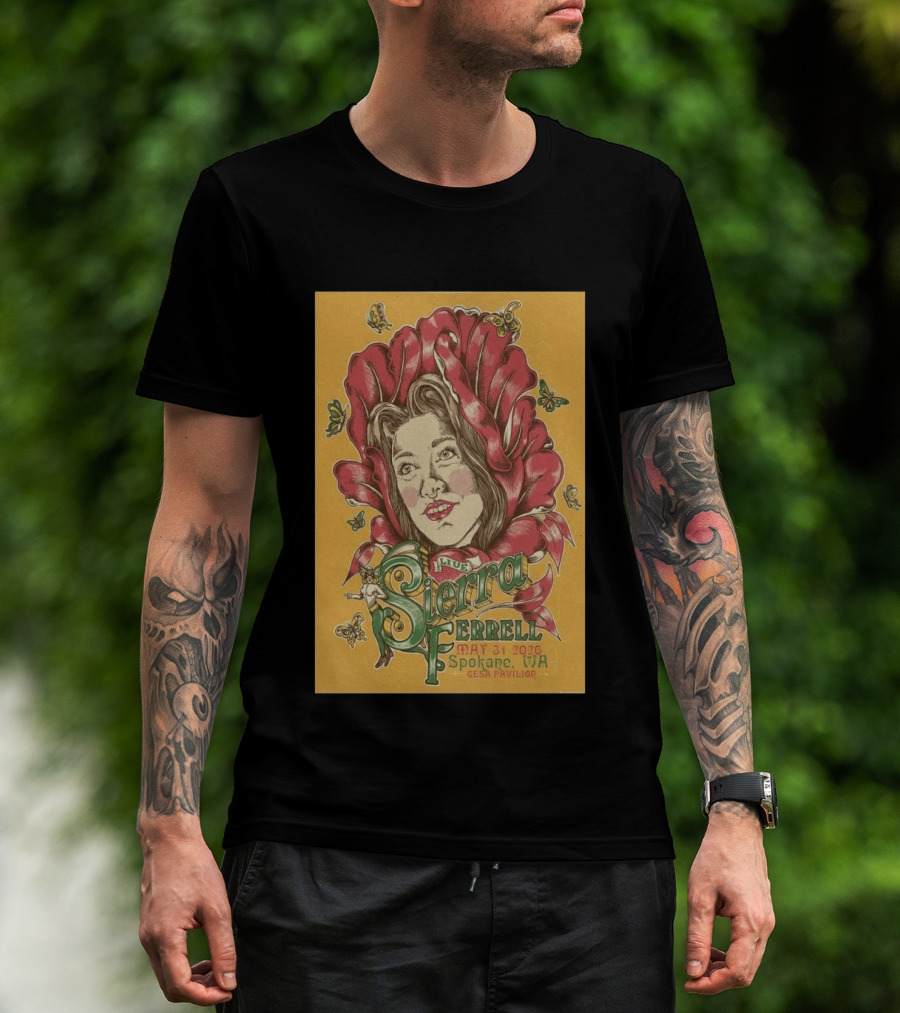 Sierra Ferrell May 31 2026 Spokane WA Gesa Pavilion T-Shirt