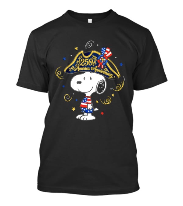 Snoopy 250th Anniversary USA Independence Day Celebration T-Shirt