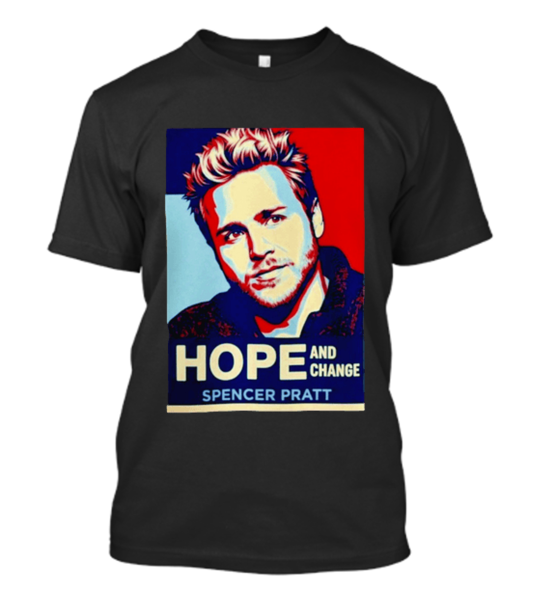 Spencer Pratt Hope And Change Iconic Pop T-Shirt