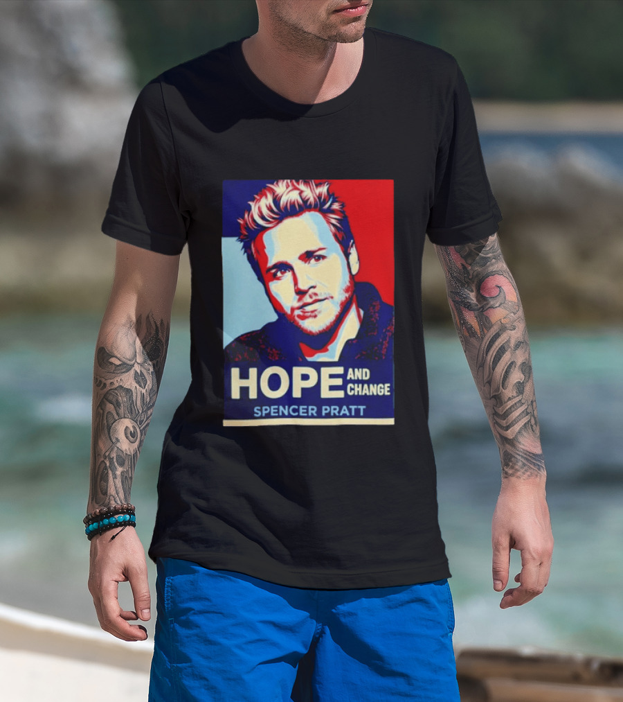 Spencer Pratt Hope And Change Iconic Pop T-Shirt