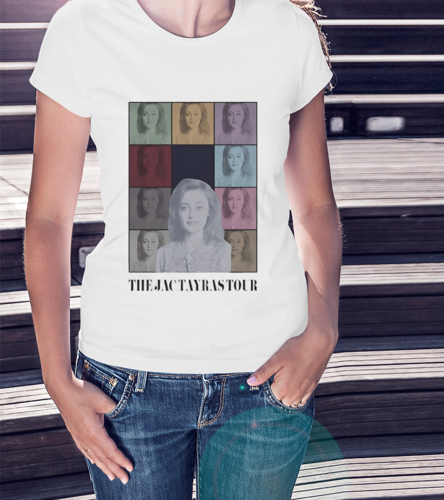 The Jactayras Tour Pop Art Style Multicolor Portrait Collage T-Shirt