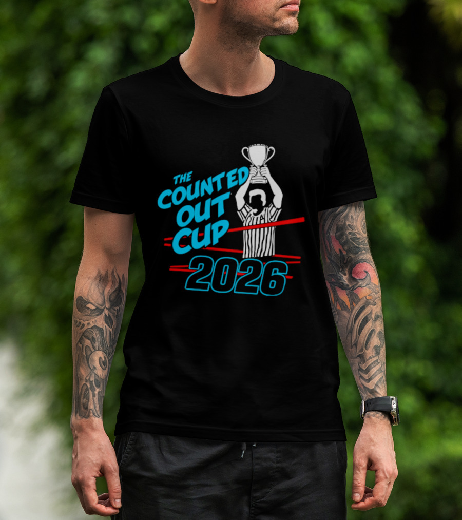 The Counted Out Cup 2026 Trophy Celebration T-Shirt