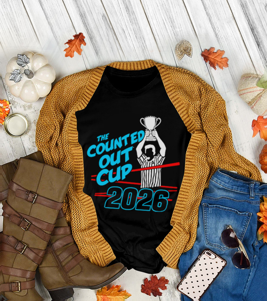 The Counted Out Cup 2026 Trophy Celebration T-Shirt