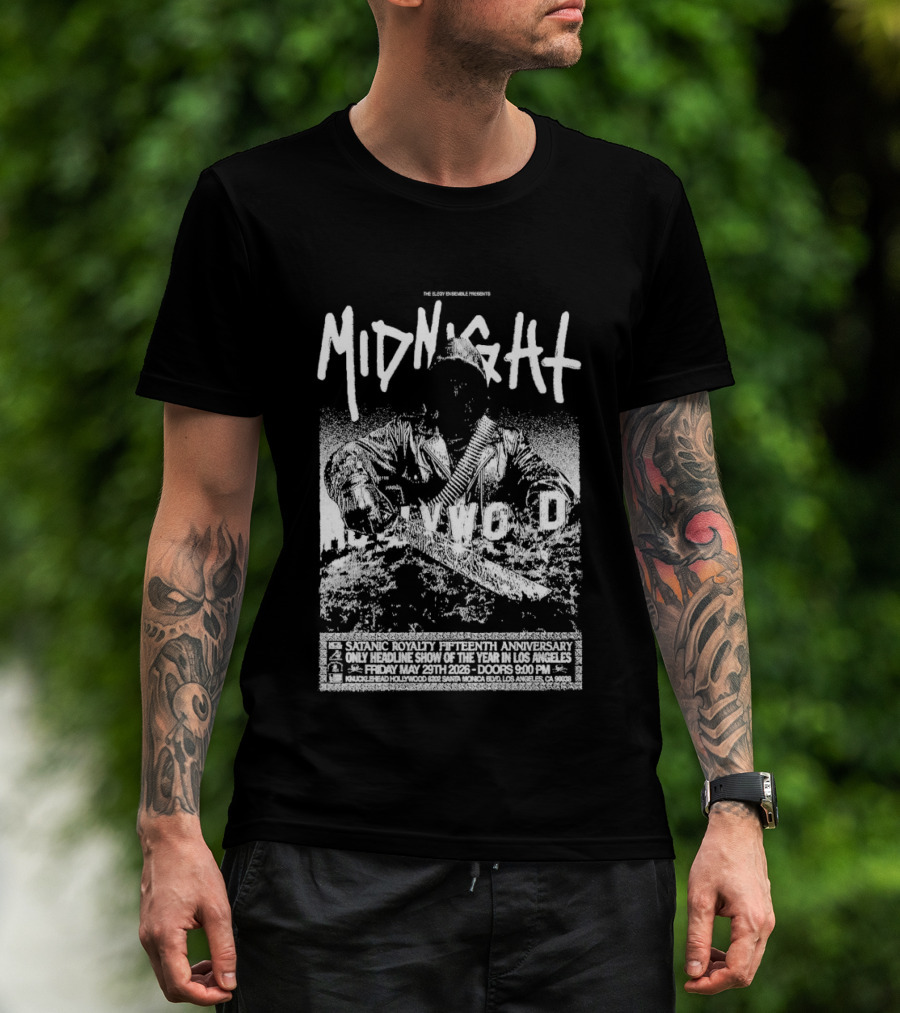 Midnight Los Angeles May 29 2026 Tour T-Shirt