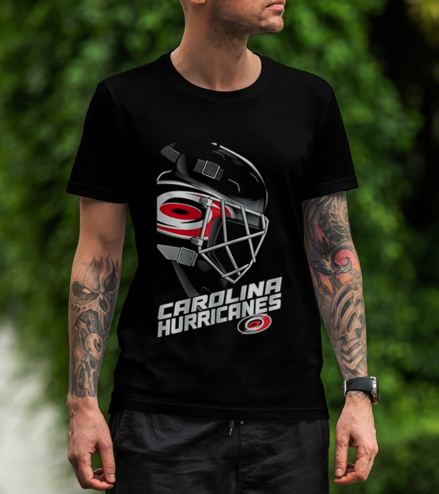 Carolina Hurricanes Hockey Mask Outerstuff Preschool Defender T-Shirt