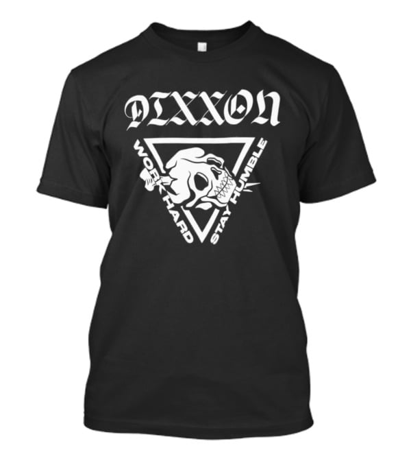 Dixxon Work Hard Stay Humble Skeleton Motorcycle T-Shirt